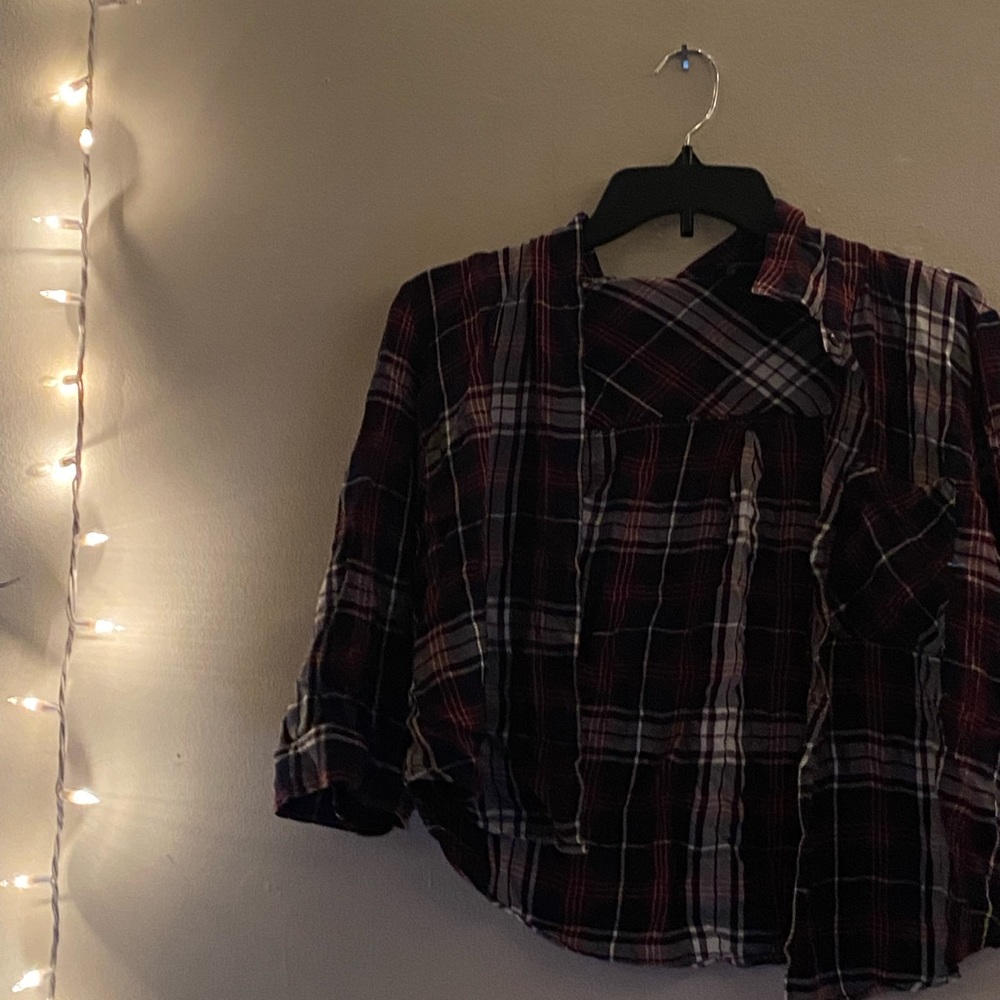 Flannel shirt help gurl out need money